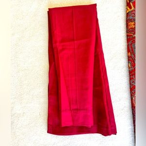 Long skirt petticoat to go with matching maroon Indian saree.